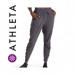 Athleta Attitude Gray Jogger Pants